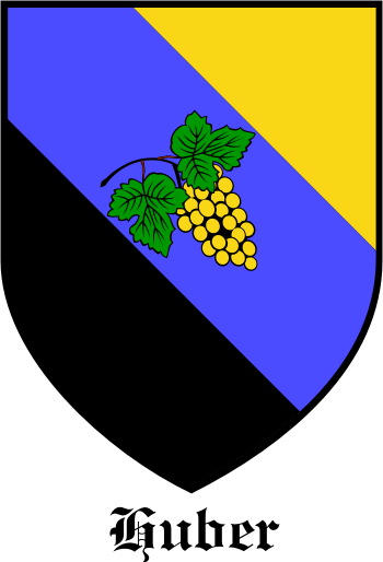 HUBER family crest