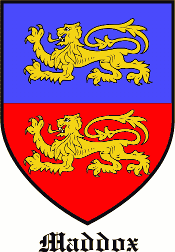 MADDOX family crest