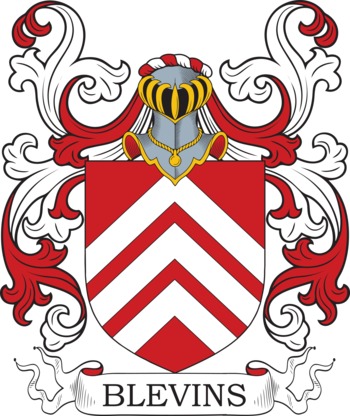 BLEVINS family crest