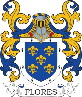 FLORES family crest