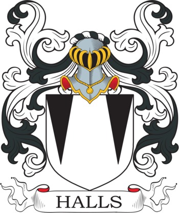 HALLS family crest