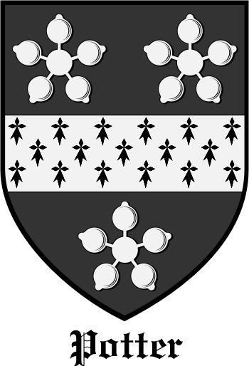 POTTER family crest